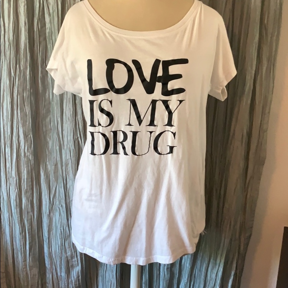 Hippie Love Love is my Drug Wide collared Shirt